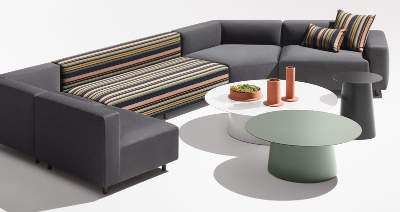 Circula Low Side Table in Oblivion - Angle 2