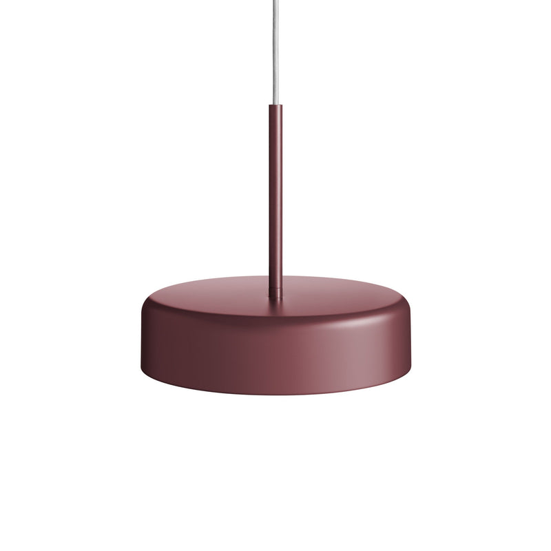 Bobber Small Pendant Light in Oxblood - Angle 2