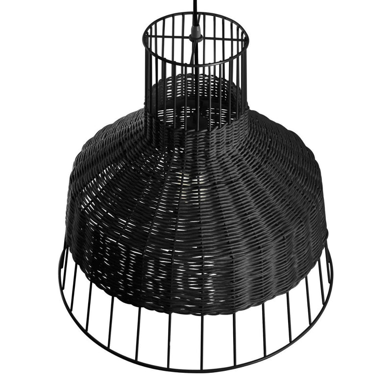 Laika Medium Pendant Light in Black - Angle 2