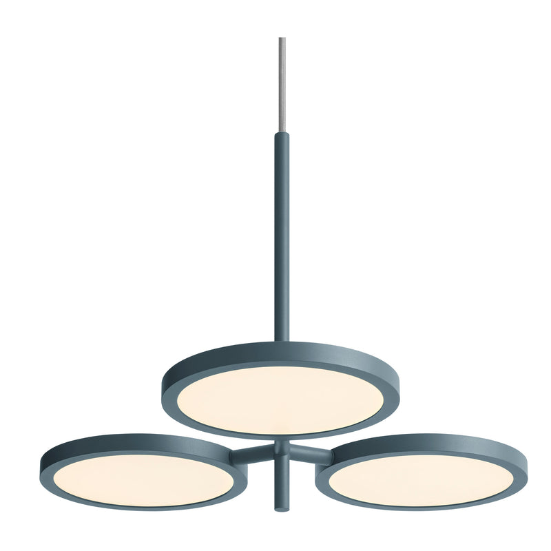 Shine On Large Pendant Light in Marine Blue - Angle 2