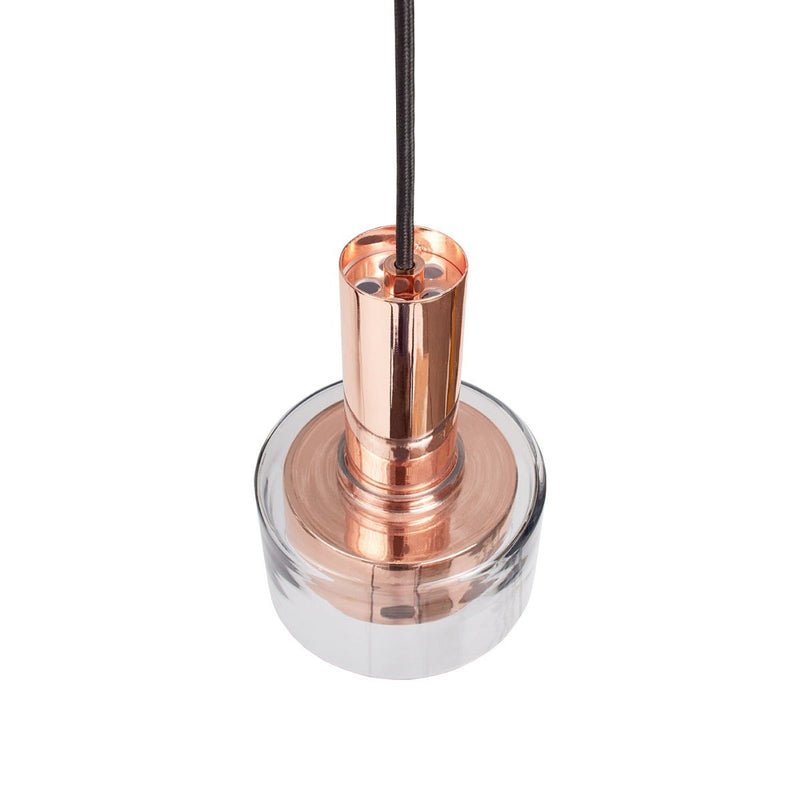 Trace 2 Pendant Light in Copper - Angle 2